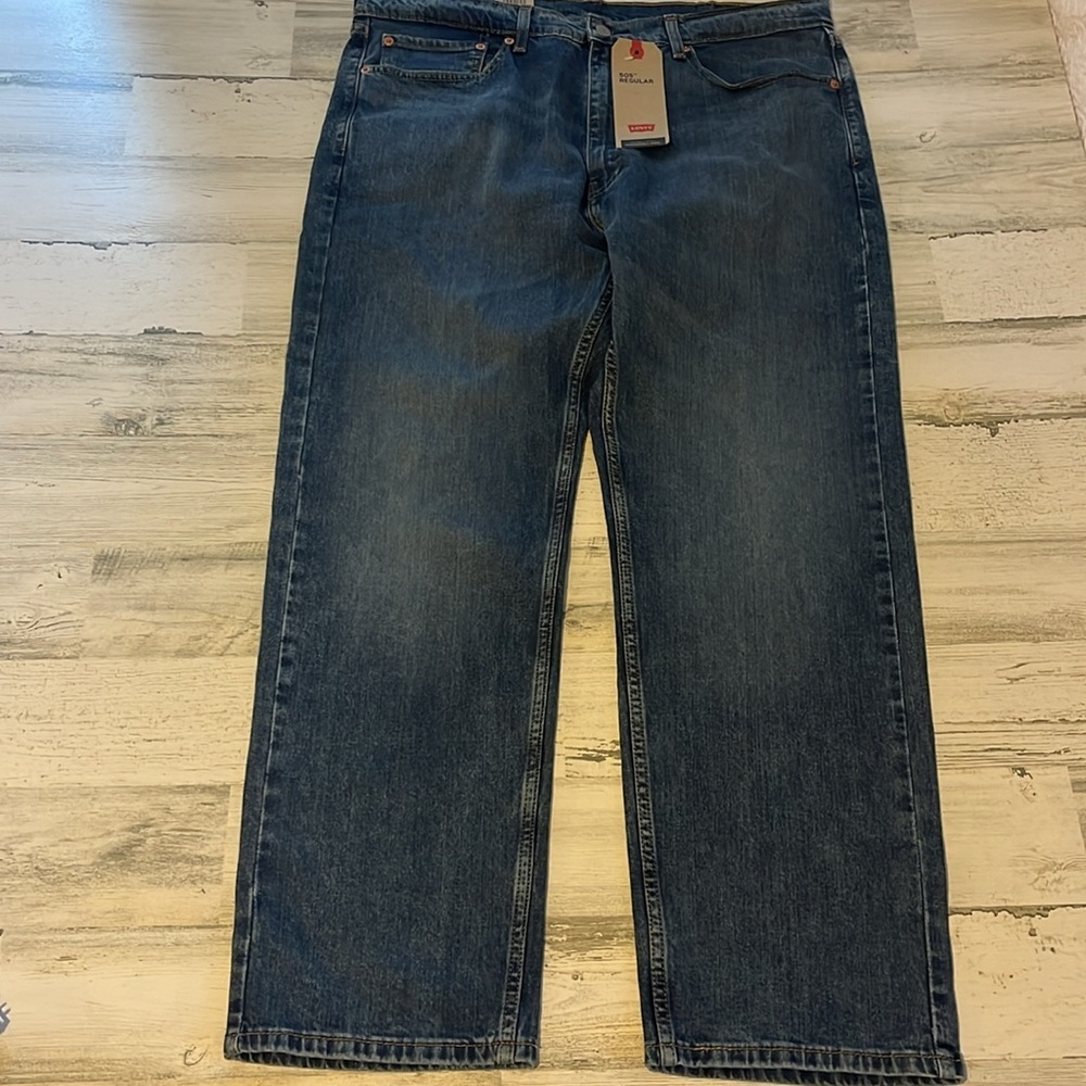 Levi’s 505 Regular Straight Leg Jeans 38 X 30 NWT - Picture 3 of 9